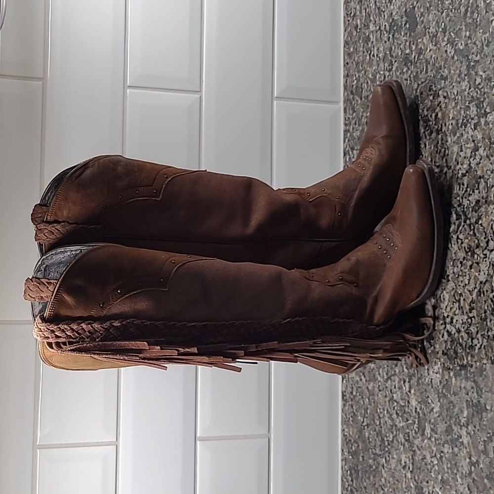 Gypsy Junkies fringe boots